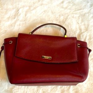Maroon KateSpade Satchel (matching wallet separately listed)